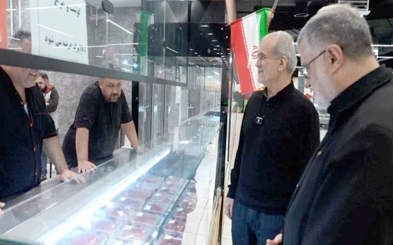 ایرانی صدر اچانک تہران کے سپر اسٹور پہنچ گئے، شہریوں سے ملاقات,ویڈیووائرل