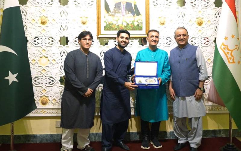 عبدالعلیم خان کی تاجکستان کے سفیر   شریف زادہ یوسف توئیر سے ملاقات