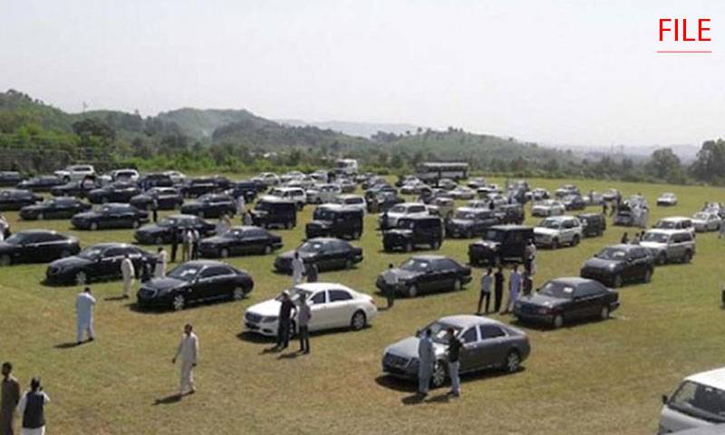 کفایت شعاری پالیسی، قومی اسمبلی سیکریٹریٹ کی 75 فیصد سرکاری گاڑیاں گراؤنڈ 