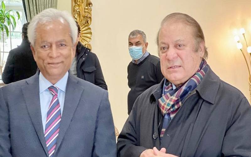  نہال ہاشمی کی بطور گورنر سندھ پہلی بار لاہور آمد،نواز شریف سے ملاقات