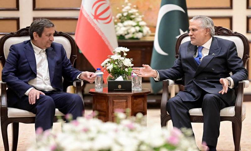 نائب وزیراعظم اسحاق ڈار سے ایران کے مرکزی بینک کے گورنر کی ملاقات