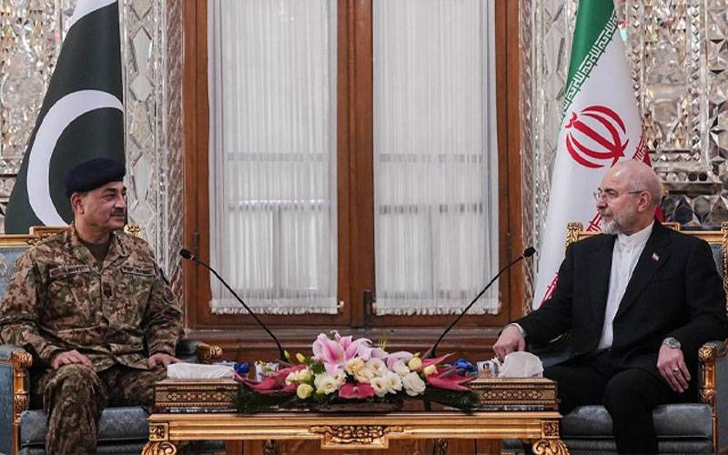  فیلڈ مارشل عاصم منیر کی تہران میں باقر قالیباف سے ملاقات  