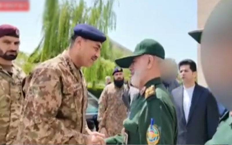 فیلڈ مارشل عاصم منیر کی ایرانی فوج کے خاتم الانبیا ہیڈ کوارٹر آمد، میجر جنرل علی عبداللہی سے ملاقات