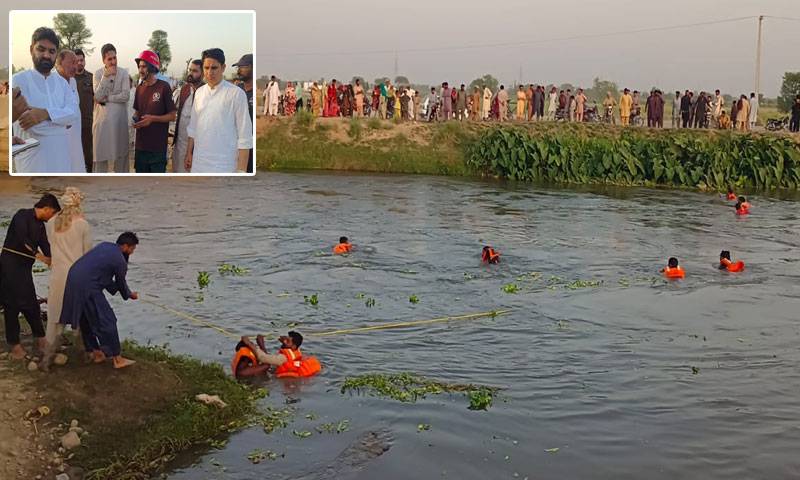 بورے والا :کار نہر میں گرنے سے 4 سالہ بچی ، 2 خواتین جاں بحق ،1 کو زندہ نکال لیا گیا