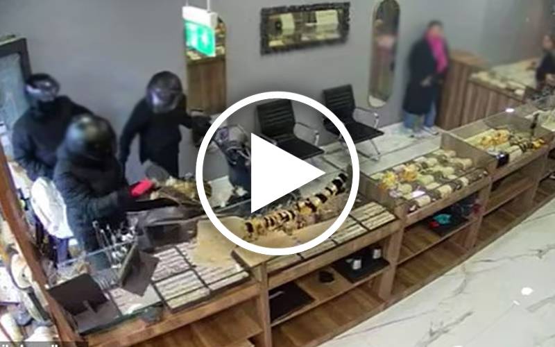 جیولر شاپ پر بڑی واردات، ڈکیت کروڑوں مالیت کی تجوری لے اڑے