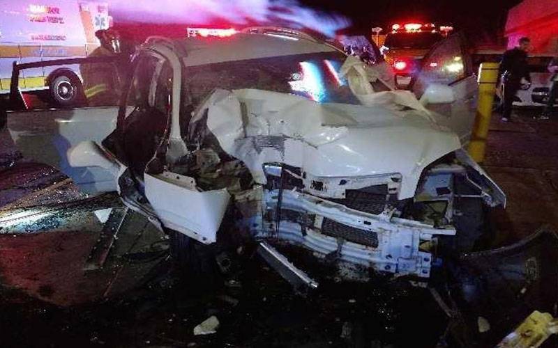 ایم 2 موٹروے پر کار اور مزدا میں تصادم، 2 افراد جاں بحق 