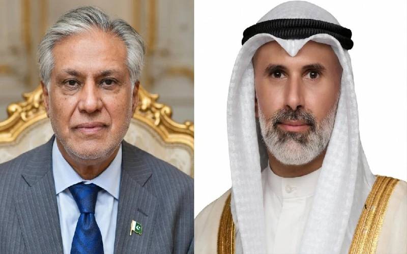 وزیر خارجہ اسحاق ڈار کا کویتی ہم منصب سے رابطہ، خطے کی بدلتی صورتحال پر تبادلہ خیال 