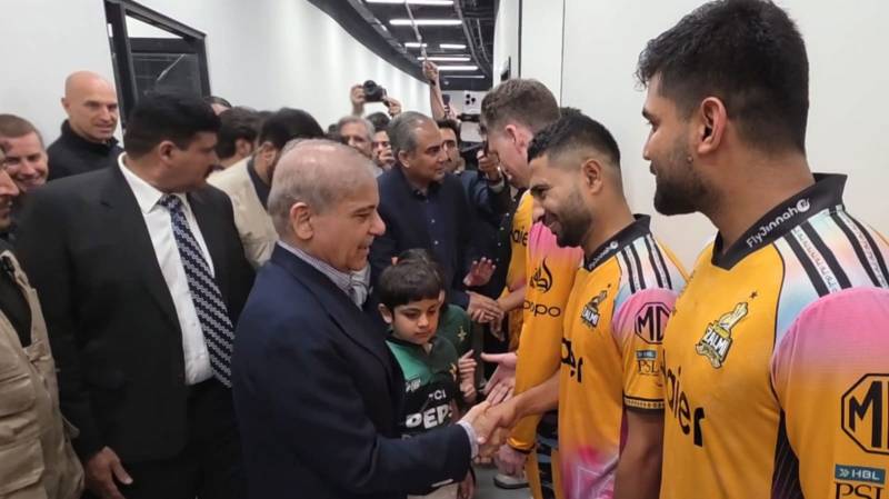  شہباز شریف بھی پی ایس ایل کا فائنل دیکھنے قذافی سٹیڈیم پہنچ گئے