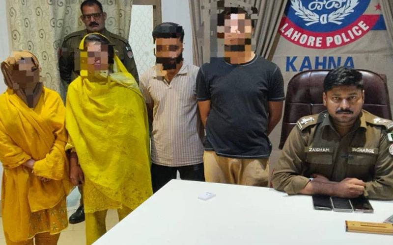 ہنی ٹریپ : 2 خواتین سمیت 4 ملزمان گرفتار