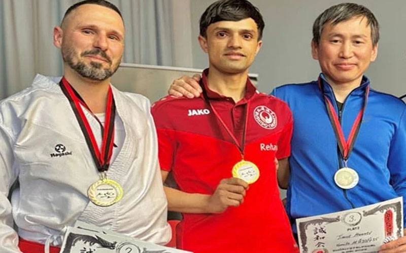 جرمنی،پاکستانی کھلاڑی کا کراٹے میں گولڈ میڈل