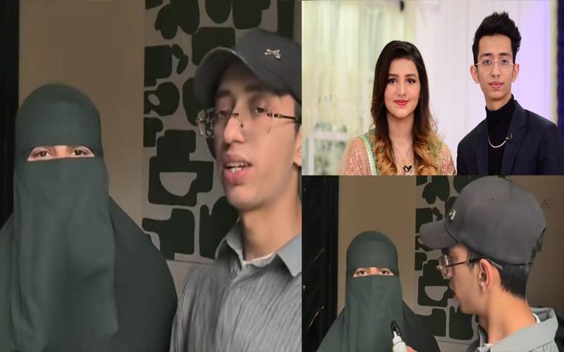 وی لاگنگ چھوڑنے کے بعد نمرہ کی نقاب میں پہلی جھلک