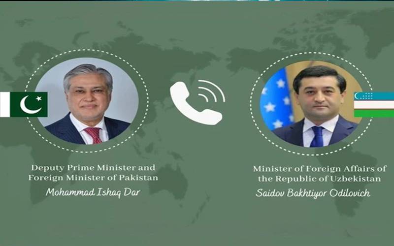 اسحاق ڈار سے ازبک وزیرخارجہ کی ٹیلیفونک گفتگو، پاکستان کی امن کوششوں کی تعریف 