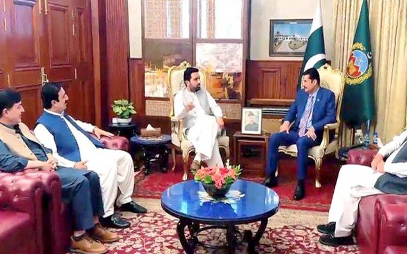 گورنر خیبرپختونخوا سے سہیل آفریدی کی ملاقات، اہم صوبائی امور پرتبادلہ خیال