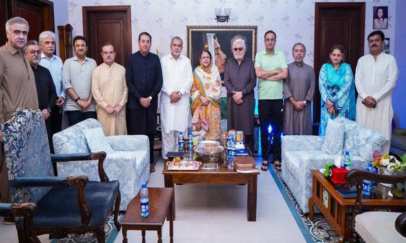  کراچی چیمبر کے وفد کی فریال تالپور سے زرداری ہاؤس میں ملاقات