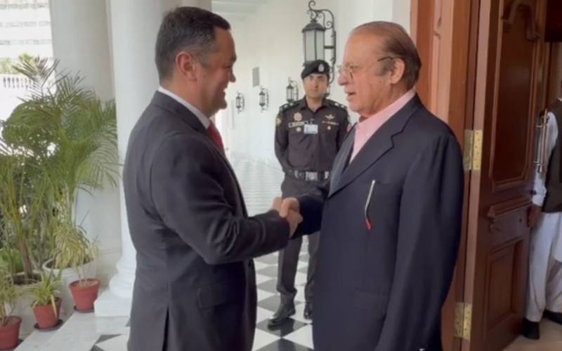  نواز شریف سے ازبکستان کے سفیر  علی شیر تختیوف کی ملاقات 