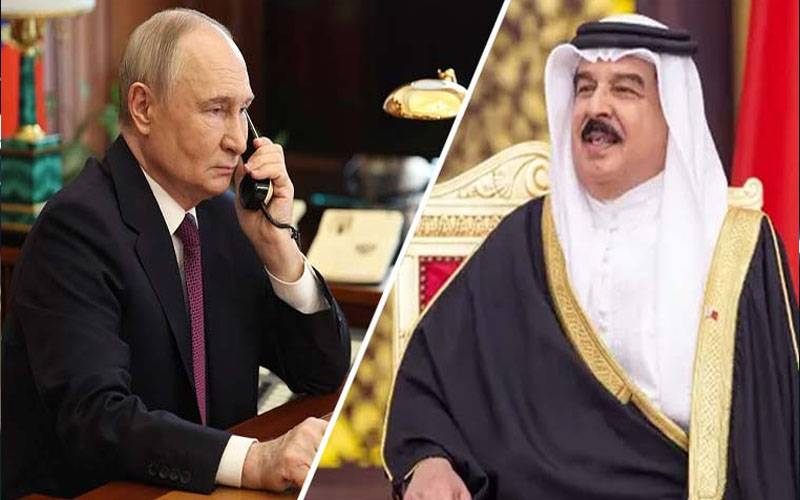 صدر پوٹن اور بحرین کے شاہ کا ٹیلیفونک رابطہ، ایران بحران کے جلد سیاسی حل پر زور