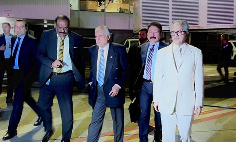 نائب وزیراعظم اسحاق ڈار 2 روزہ سرکاری دورے پرنیویارک پہنچ گئے