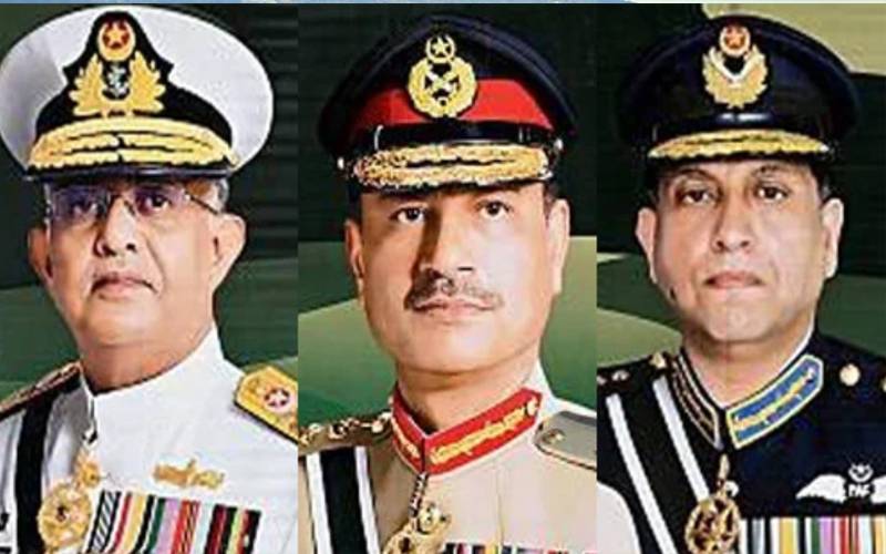مسلح افواج کے سربراہان کی قوم کو عیدالاضحیٰ کی مبارکباد