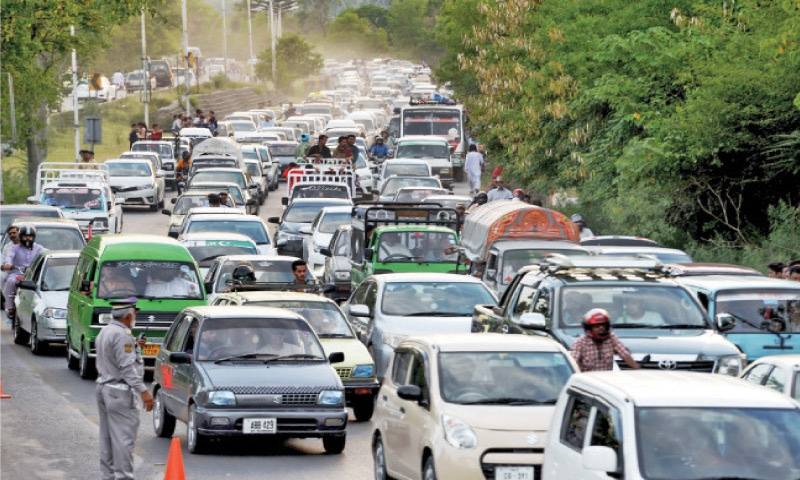  عیدالاضحیٰ کے پہلے روز مری میں کتنی گاڑیاں داخل ہوئیں؟