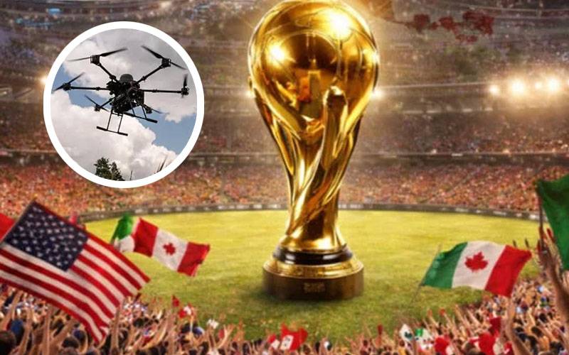امریکہ میں فٹبال ورلڈ کپ کے دوران ڈرون اڑانے پر پابندی عائد 