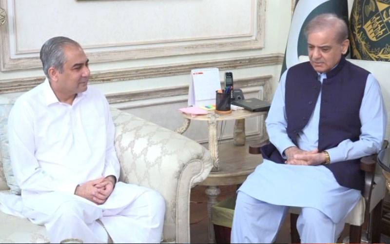  محسن نقوی کی لاہور میں  وزیراعظم شہباز شریف سے ملاقات 
