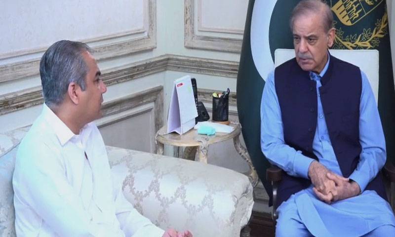 وزیراعظم شہباز شریف سے وفاقی وزیر داخلہ محسن نقوی کی ملاقات
