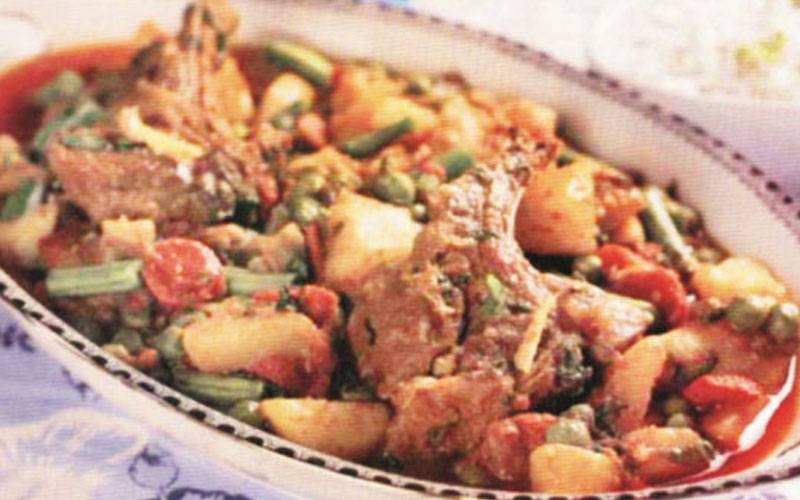  ٹیسٹی سبزی گوشت بنانے کی آسان ترکیب