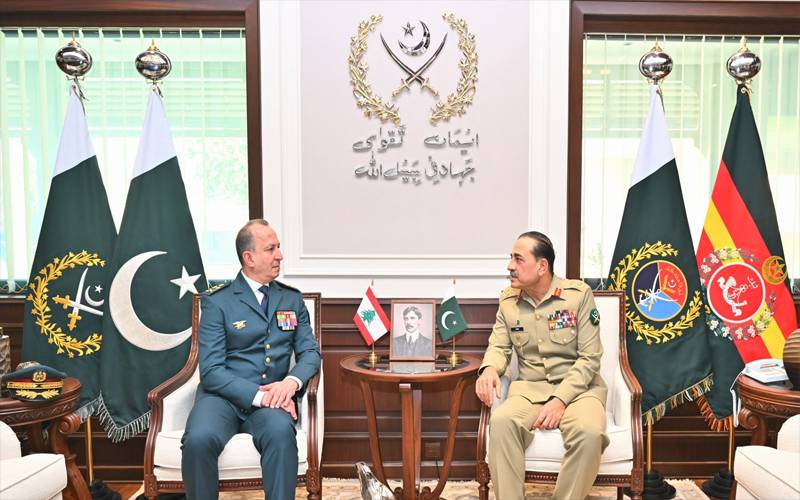 فیلڈ مارشل عاصم منیر سے لبنانی آرمی چیف کی ملاقات،عسکری تعلقات کے فروغ پر اتفاق