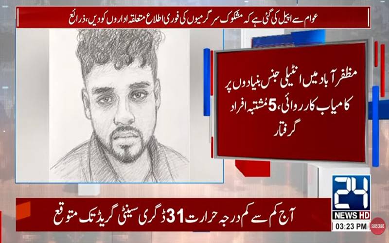  مظفرآباد میں انٹیلی جنس بنیادوں پر کامیاب کارروائی، 5مشتبہ افراد گرفتار