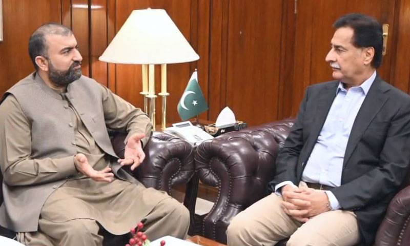سپیکر قومی اسمبلی ایاز صادق سے وزیر اعلیٰ بلوچستان میر سرفراز بگٹی کی ملاقات
