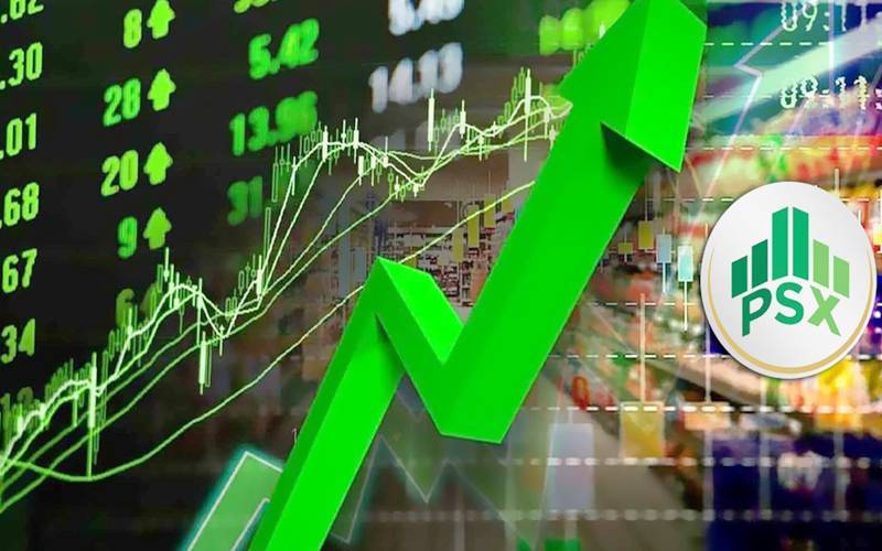 پاکستان سٹاک مارکیٹ میں زبردست تیزی، نئے ریکارڈز کی جانب گامزن 