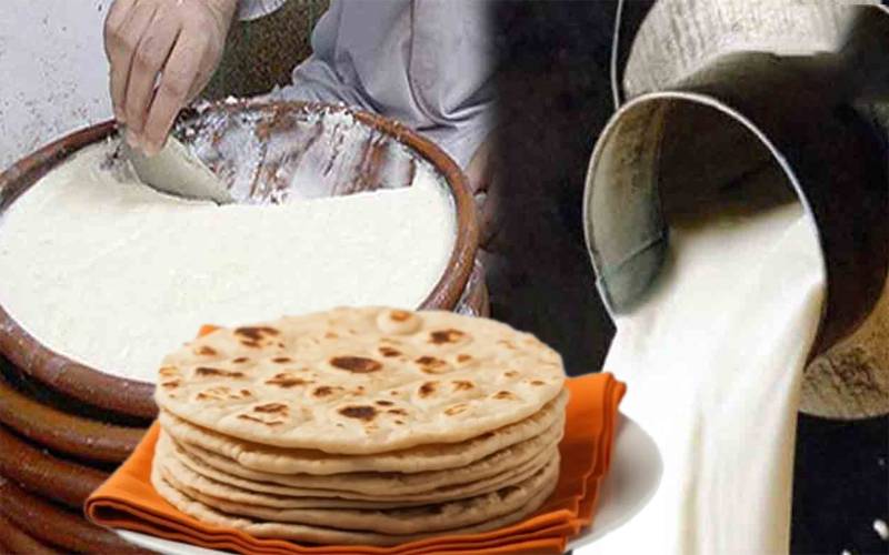 لاہور میں سرکاری ریٹ لسٹ پر عملدرآمد نہ ہو سکا، دودھ، دہی اور روٹی مہنگے داموں فروخت