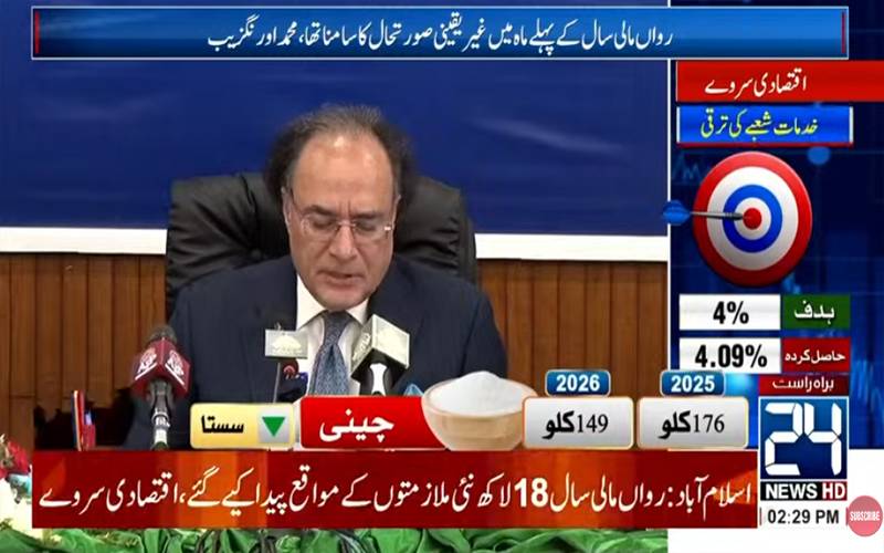 حکومت بحرانوں سے نبرد آزما ہونے میں کامیاب ، چیلنجز کے باوجود معیشت نے بہتر کارکردگی دکھائی:وزیر خزانہ
