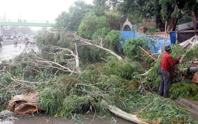  بارش اورآندھی سے ہونےوالے نقصانات کی تفصیلات جاری 