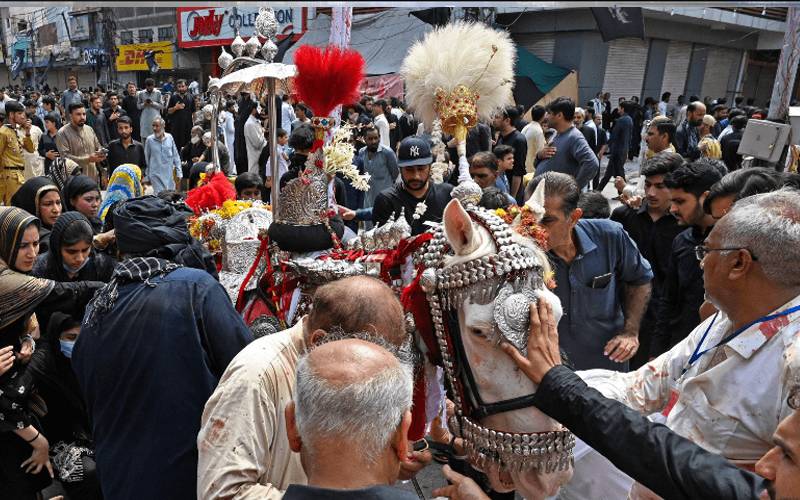 سی ٹی او لاہور کا جلوس کے روٹس کا دورہ، انتظامات پر بریفنگ 
