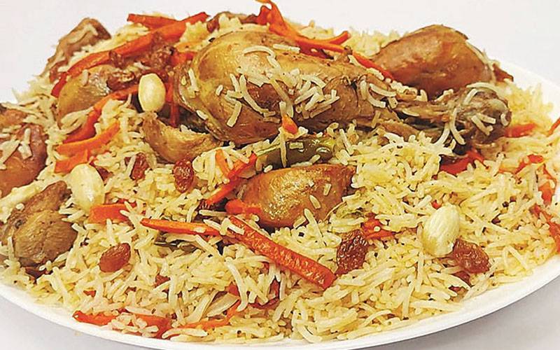 آج کا پکوان: کابلی چکن پلاؤ