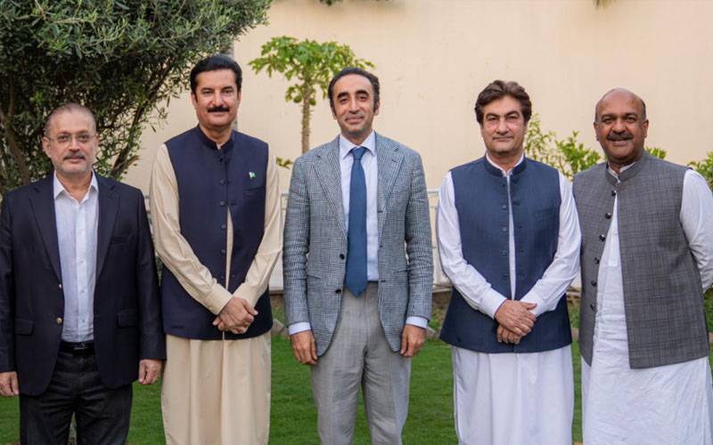 بلاول بھٹو زرداری سے پی پی پی خیبرپختونخوا کے صدراور گورنر فیصل کریم کنڈی کی ملاقات