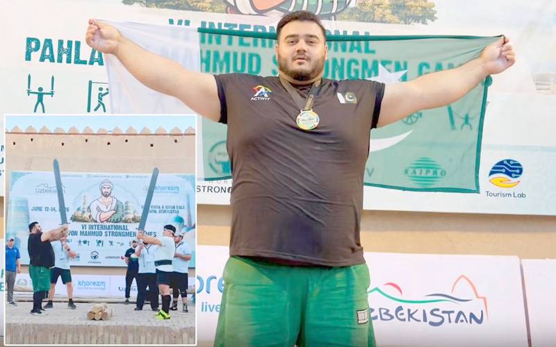  ورلڈ اسٹرونگ مین گیمز ؛نوح دستگیر بٹ نے دو گولڈ میڈل جیت لئے