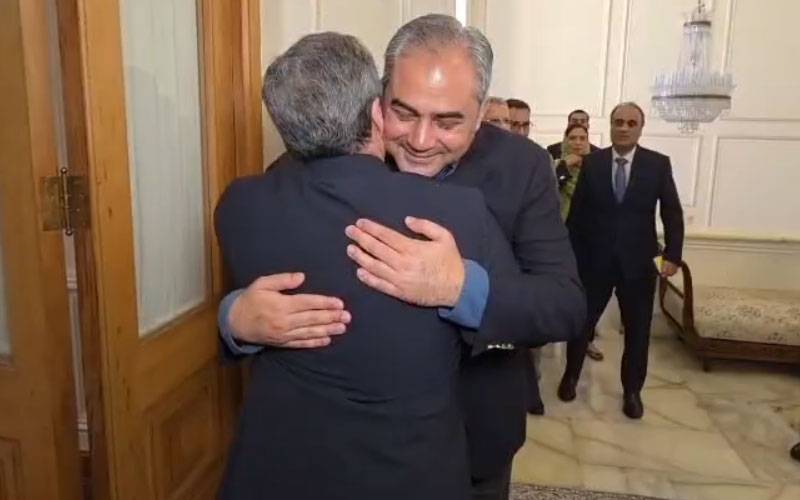 محسن نقوی کی تہران میں عباس عراقچی اور سکندر مومنی سے ملاقاتیں