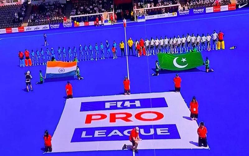 بھارت کیخلاف ہاکی میچ میں پاکستان کا غلط پرچم پیش کردیا گیا