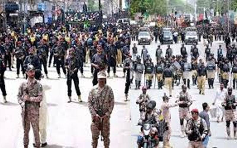 راولپنڈی ؛ 9ویں محرم الحرام کا جلوس امام بارگاہ کرنل مقبول پہنچ کر اختتام پذیر 