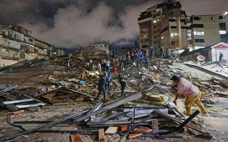 وینزویلا کے زلزلوں میں  167افراد جاں بحق ہوئے، 971زخمی