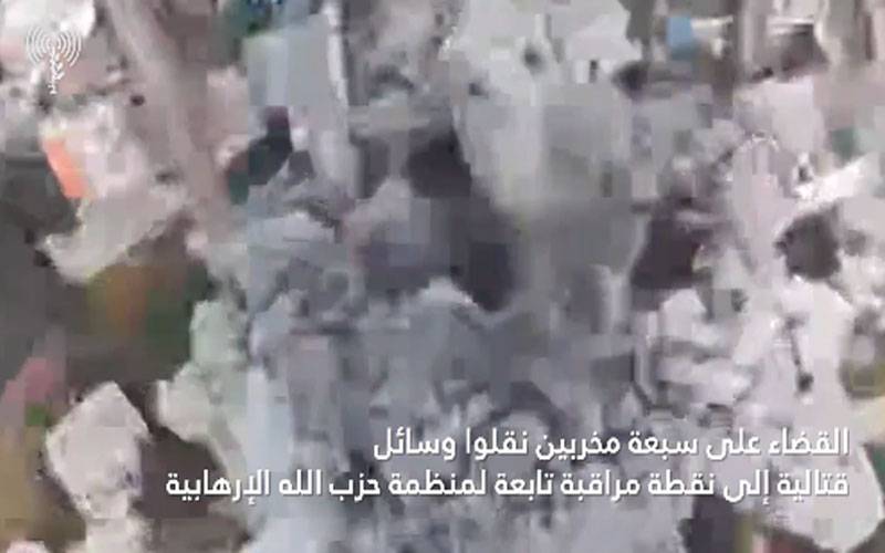  اسرائیل کا جنوبی لبنان میں حزب اللہ کے 7 کارکن مارنے کا دعویٰ