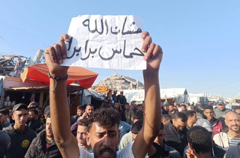  غزہ میں ایک سامل میں پہلی بار حماس کے خلاف احتجاج  