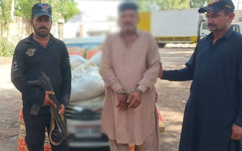 خیرپور: سی آئی اے پولیس کی کارروائی، بھاری مقدار میں منشیات برآمد، ایک ملزم گرفتار