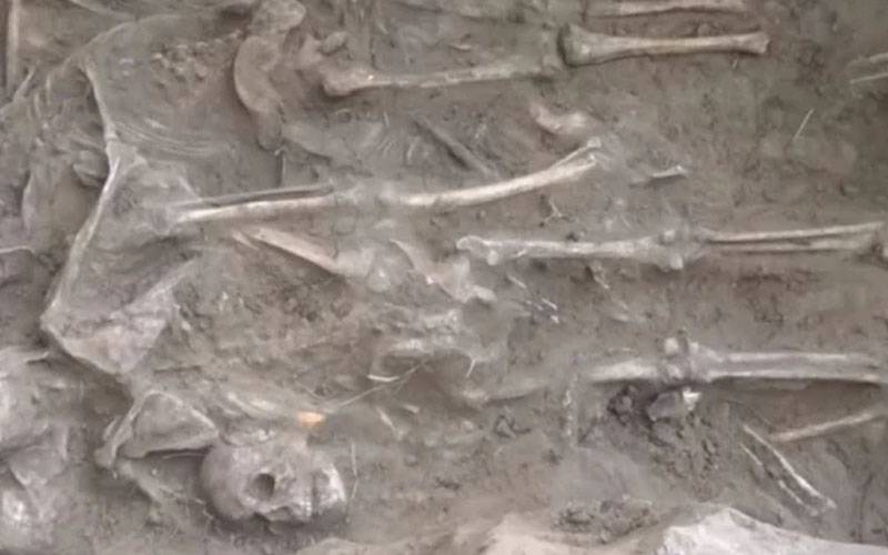150 سال پرانے گھر کی مرمت کے دوران ہزاروں انسانی باقیات دریافت