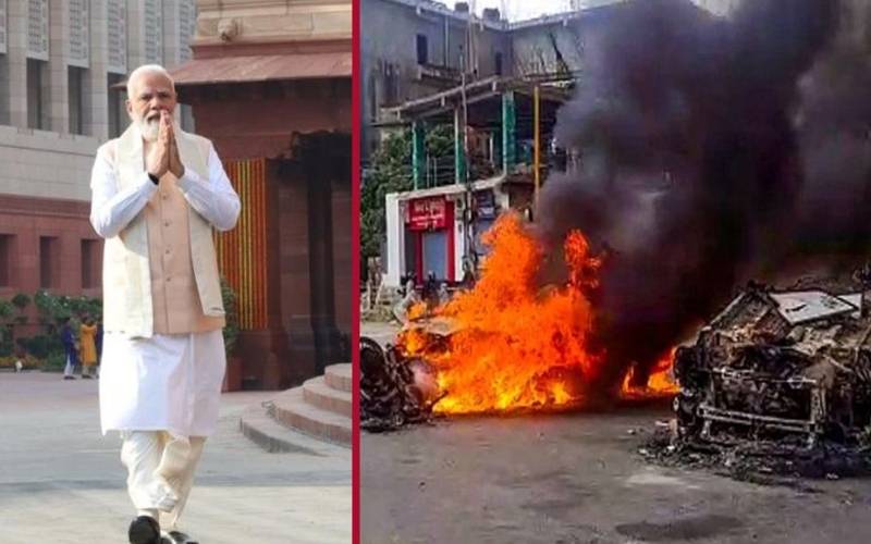 منی پور میں کشیدگی کی نئی لہر،درجنوں گھر نذرِ آتش،مودی حکومت حالات پر قابو پانے میں ناکام 