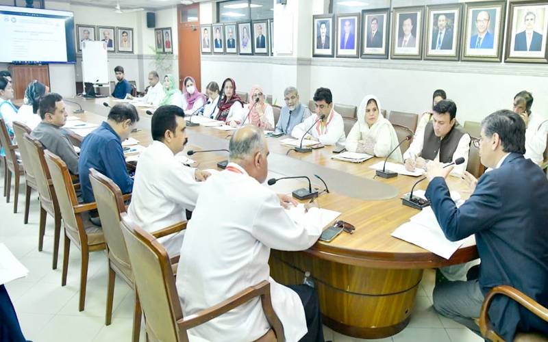  لاہورجنرل ہسپتال کی کارکردگی کا جائزہ اجلاس،اہم فیصلے کئے گئے