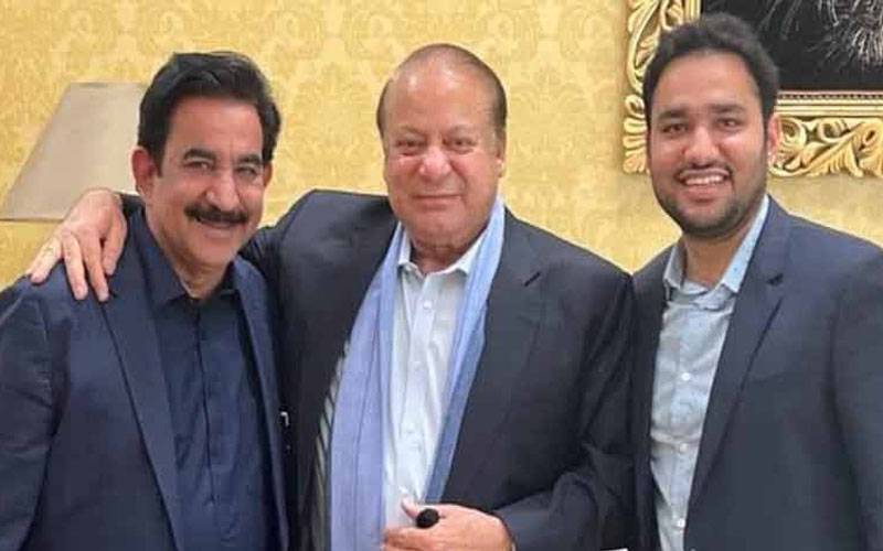 نواز شریف سے سیف الملوک کھوکھر کی ملاقات،پارٹی امور پر تبادلہ خیال