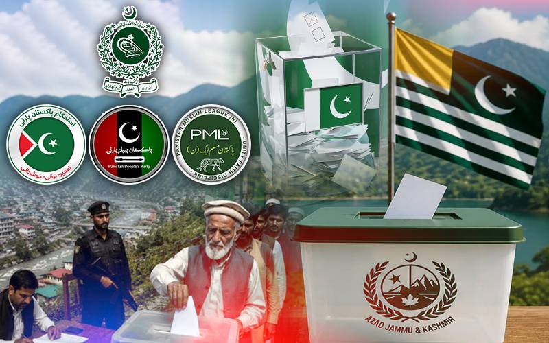 آزاد کشمیر انتخابات :مہاجرین نشستوں پر مسلم لیگ 9 جبکہ پیپلز پارٹی1 نشست پر کامیاب 